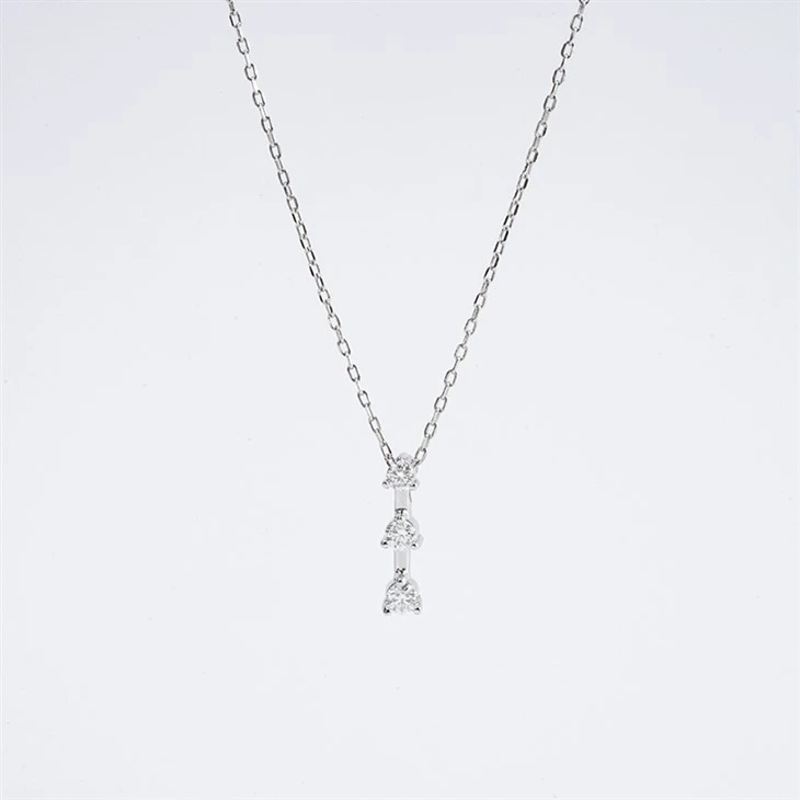 S925 שרשרת כסף Moissanite