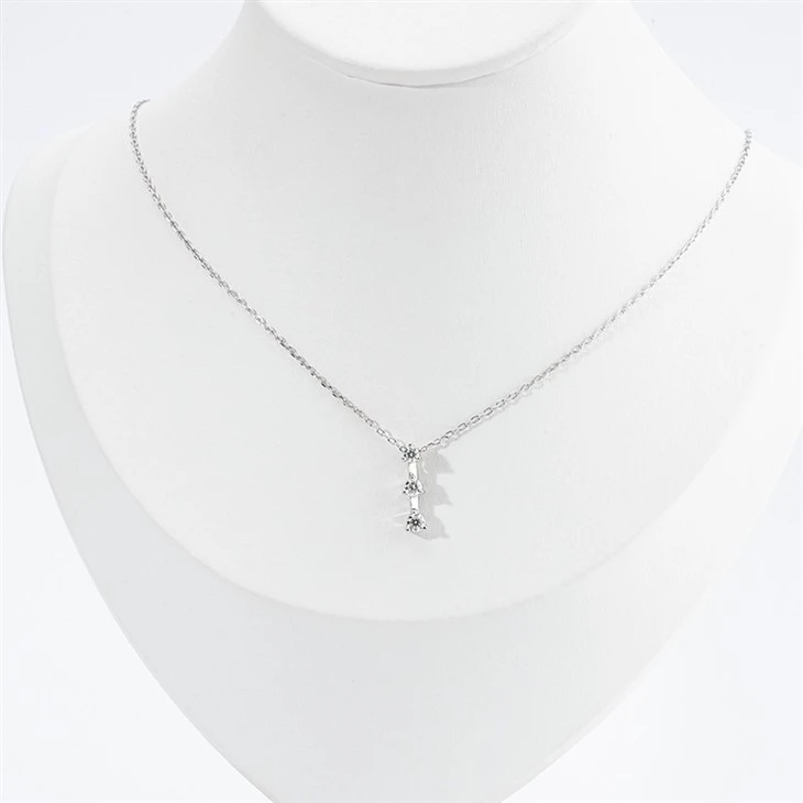 S925 Silver Necklace Moissanite